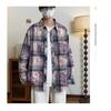 Design-designed Plaid Shirt Long-sleeved Jacket for Men's Spring and Autumn New High-end Casual Top