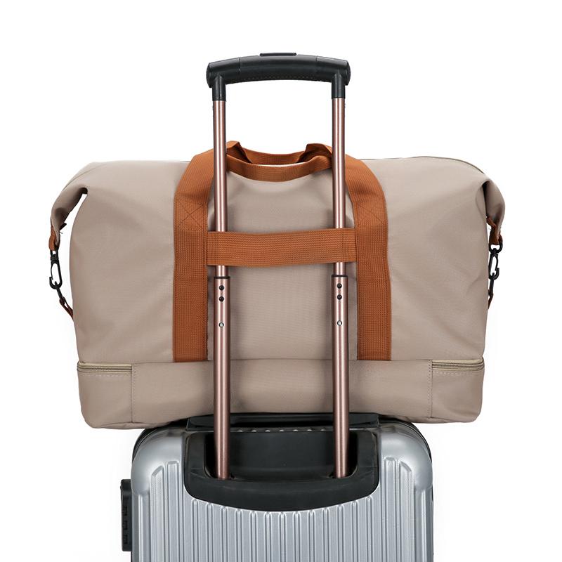 Gym Travel Bags Large-Capacity Luggage Dry-Wet Separation Sports Fitness Shoulder Bag Short-Distance Travel Handbags for Women