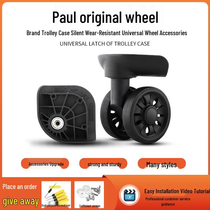 Universal Trolley Suitcase Replacement Wheels - Luggage Repair Accessories