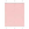 VidaXL Store Plissé Rose 110x100 Cm Largeur Du Tissu 109,4cm Polyester, Store Plissé De Fenêtre, Store Accordéon, Store 4015434