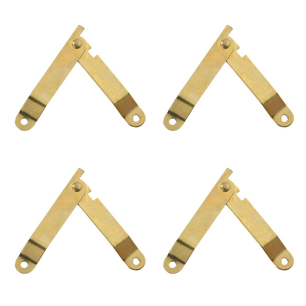 Silver Support Hinges Tables. Yellow 4pcs 68x11 Mm