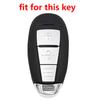 Soft Key Case Cover Fit For Suzuki Vitara 2022 SX4 II (S-cross) 2021 Silicone Keychain Car Accessories Key Protector