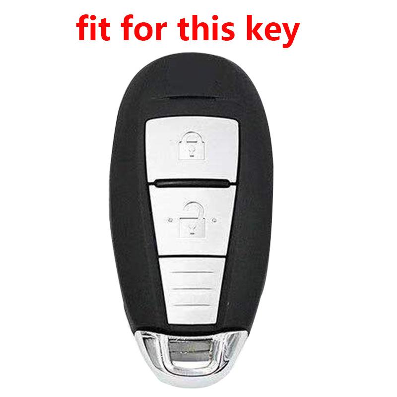 Soft Key Case Cover Fit For Suzuki Vitara 2022 SX4 II (S-cross) 2021 Silicone Keychain Car Accessories Key Protector