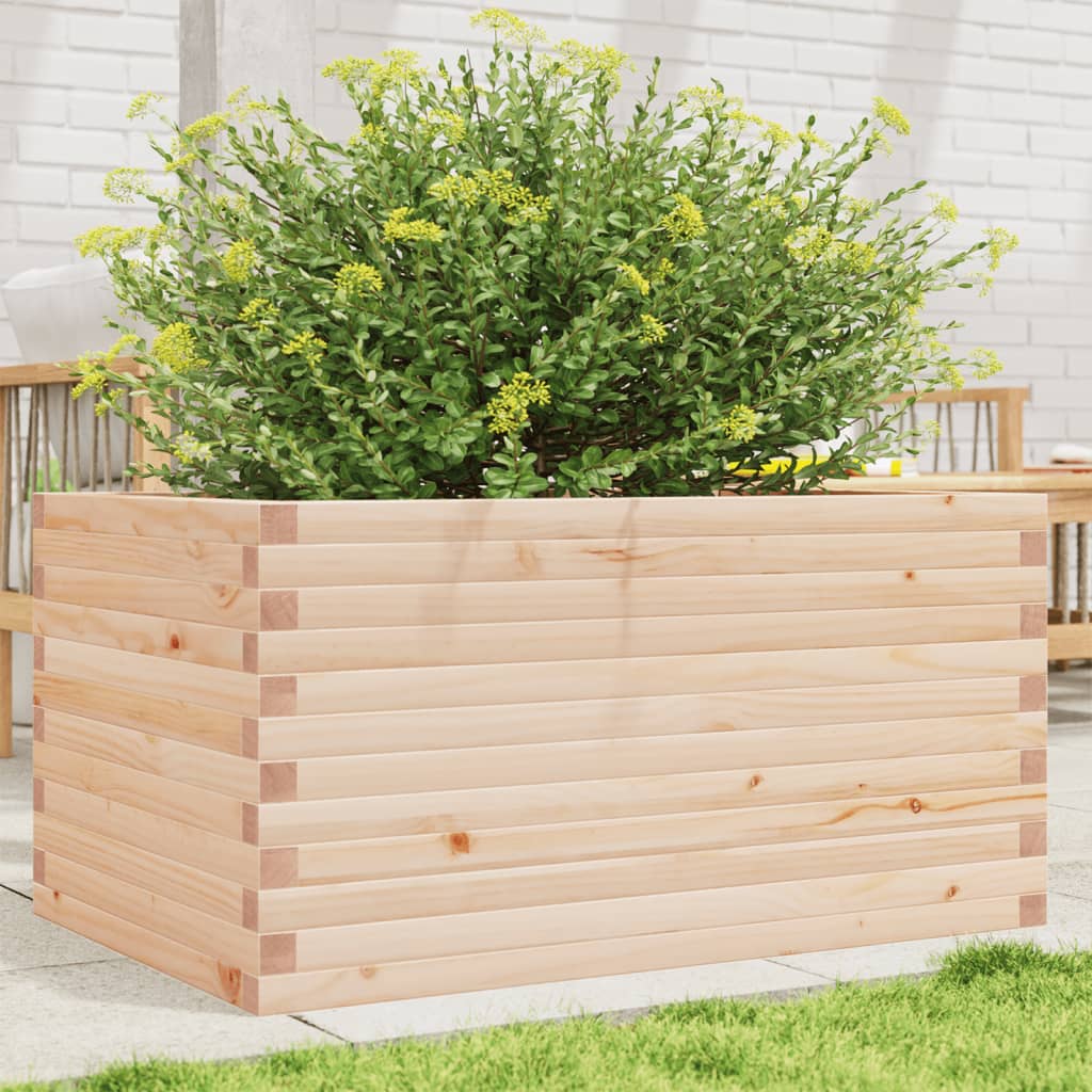 Plant Pot 90x60x46 Cm Solid Pine Wood