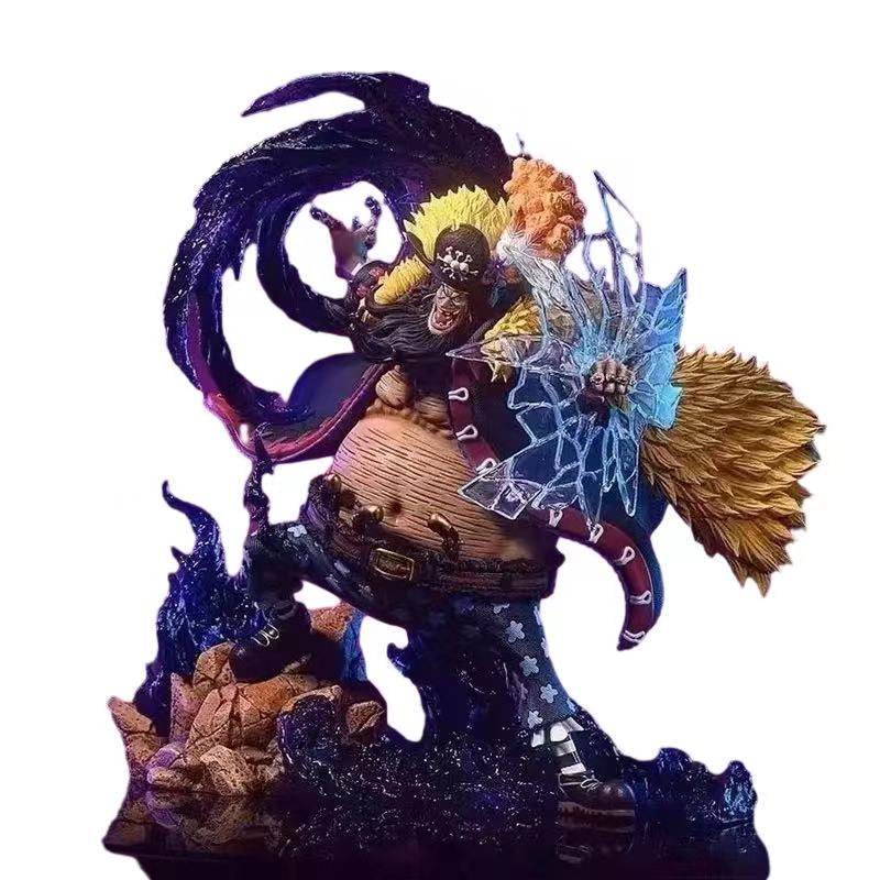 22CM One Piece Anime Figure Blackbeard Action Figurine Black Beard Marshall D Teach Gk Statue Model Collection Toy Gift