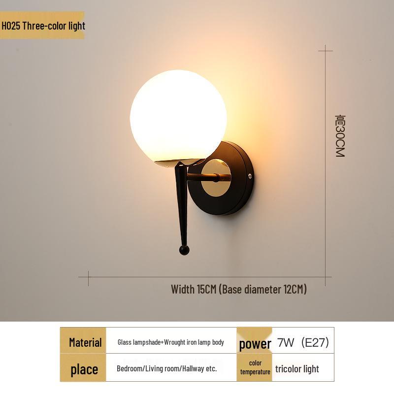 Applique Murale Moderne Chaleureuse pour Chambre à Coucher, Salon, Salle à Manger et Escalier