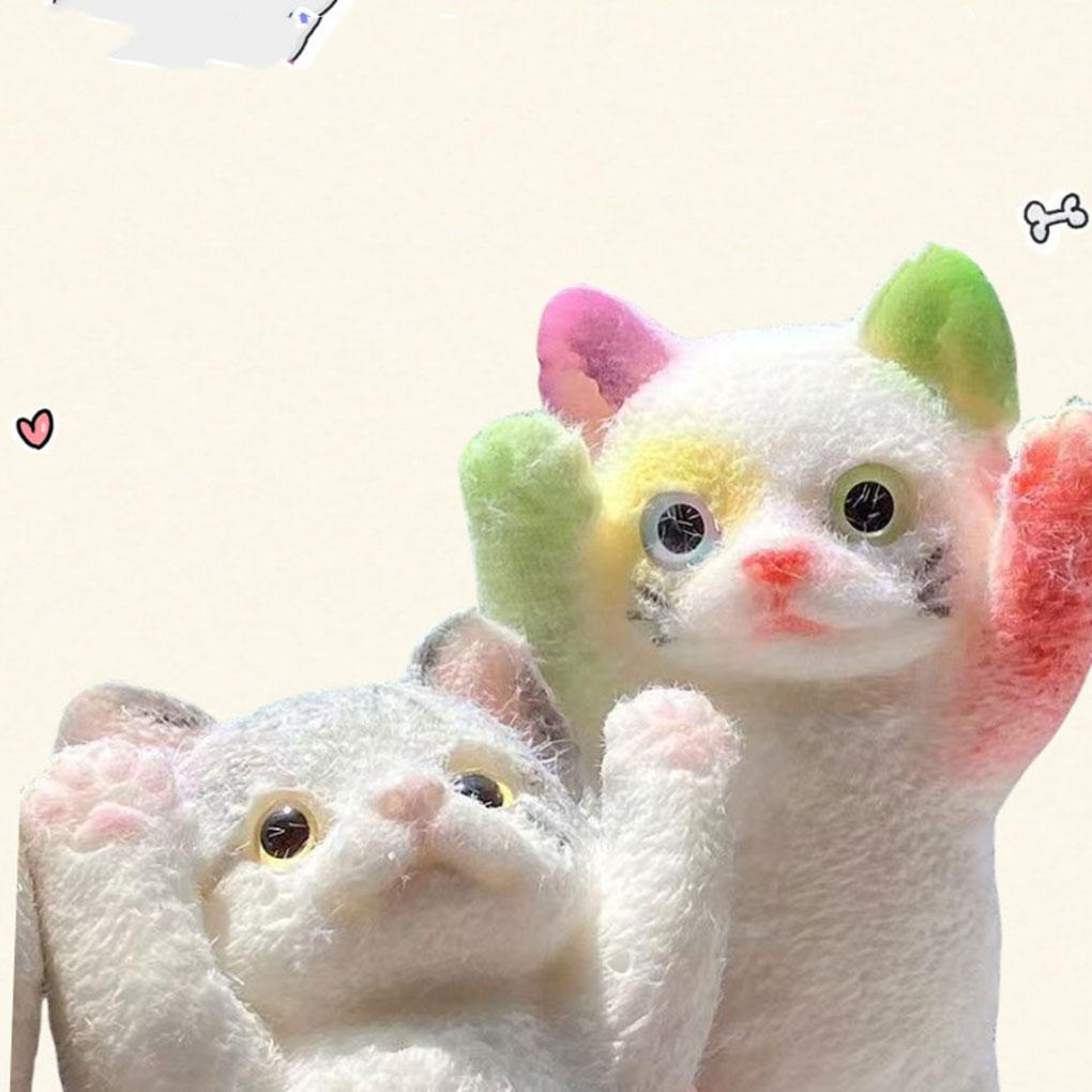 TPR Squeeze Away Stress With Cat-shaped Sensory Toys Work Study And Leisure Stress Relieving Toys