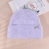 Korean Sweet Bow Hat for Women  Autumn and Winter Woolen Hat Large Head Circumference Versatile Warm Ear Protecting  Face Showing Small Knitted Hat