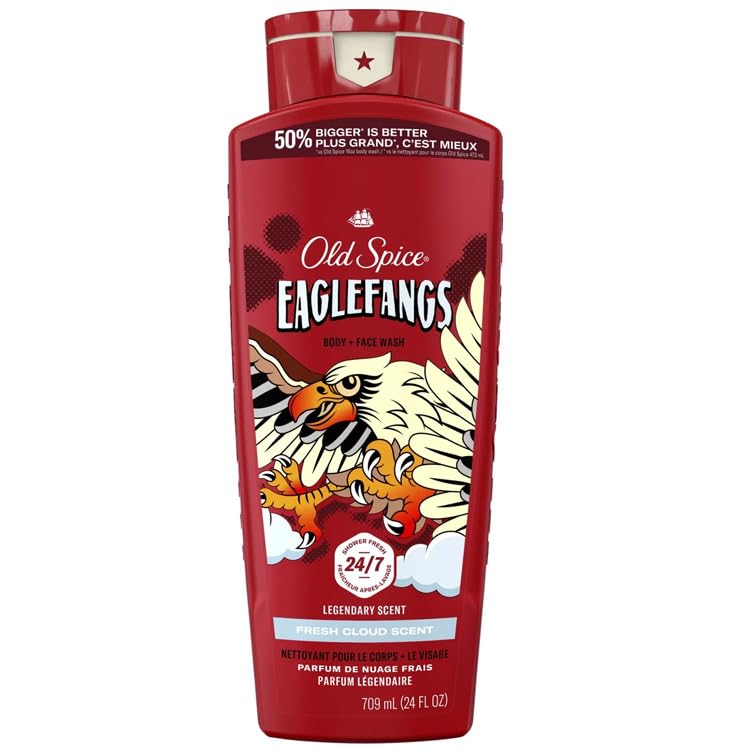 OLD SPICE BODY WASH EAGLEFANGS 24oz709ml - Old Spice Body Wash, Body Soap, Men s, Eagle Fangs Scent [Official Import] [OSS] (with Japanese label)