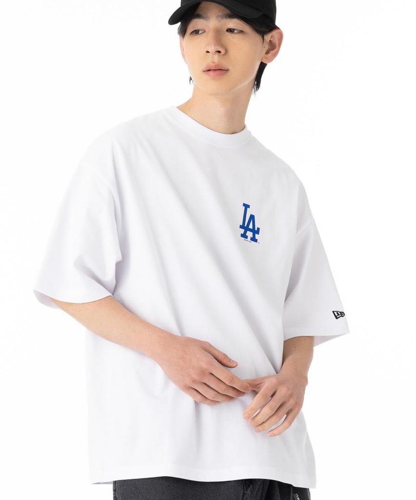 NEW ERA Los Angeles Dodgers MLB Patch Heritage Oversized Cotton White 14683915 NER36A5879 T-Shirt