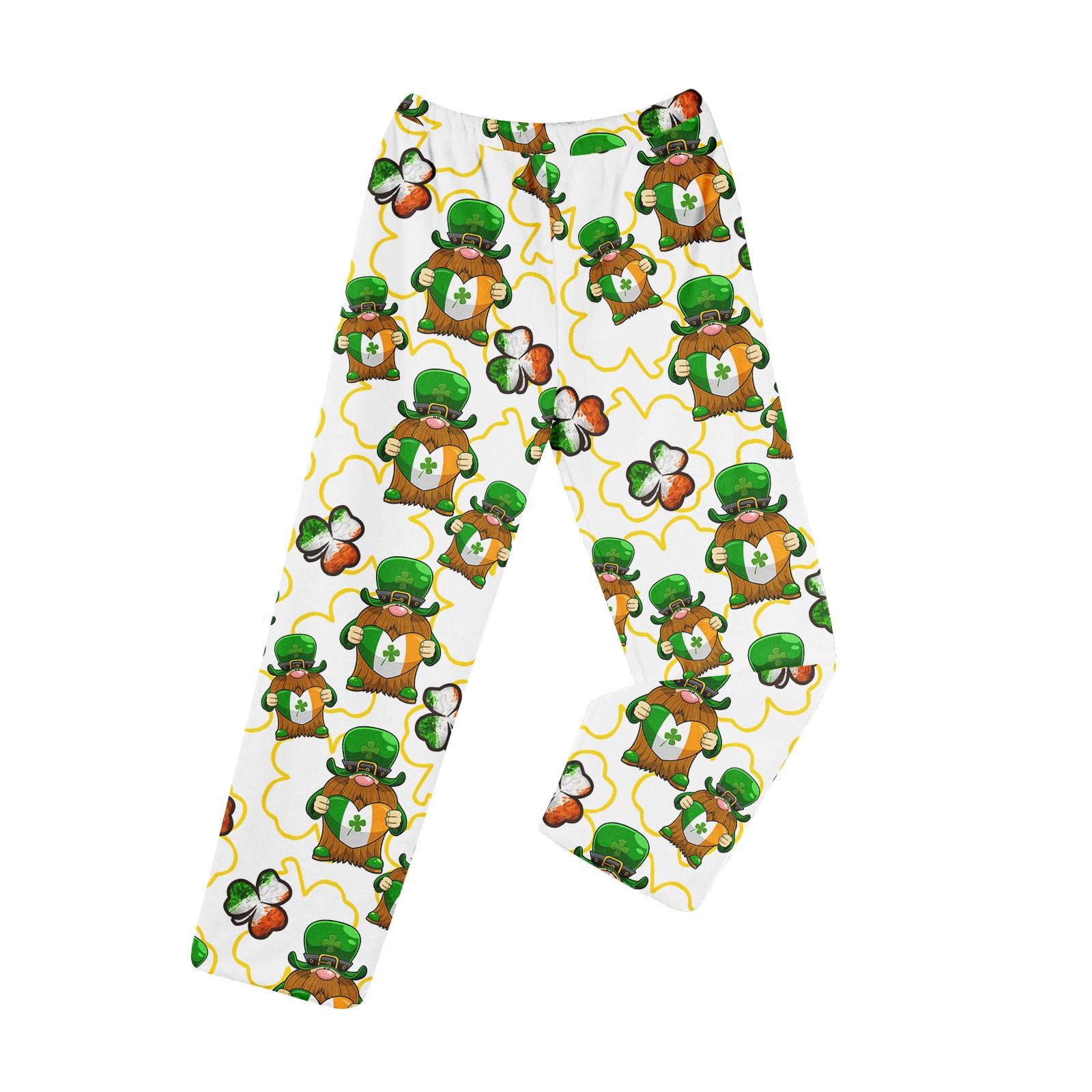 

Пижамные штаны в стиле аниме, повседневные брюки с эластичной резинкой на талии, удобные прямые свободные брюки для йоги XL