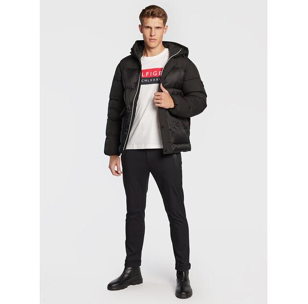 Зимняя куртка Tommy Hilfiger MW0MW28723, черная, стандартный крой