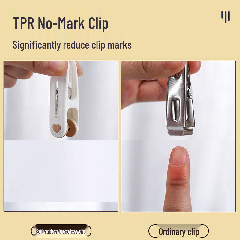Windproof Traceless Clothes Pegs: Plastic Clips for Drying Clothes, Socks, and Bed Sheets