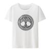 Nordic Tree Funny Print Tshirt Novelty Camisa Graphic Tshirts Style Cool Hipster Comfortable Streetwear Clothing Oneck