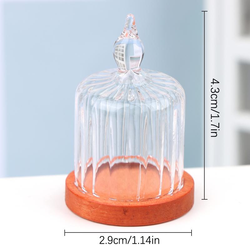 Miniature Toy Model Scene Doll House Accessories Mini Western Steak Cover Iron Plate Lid Delivery Tray