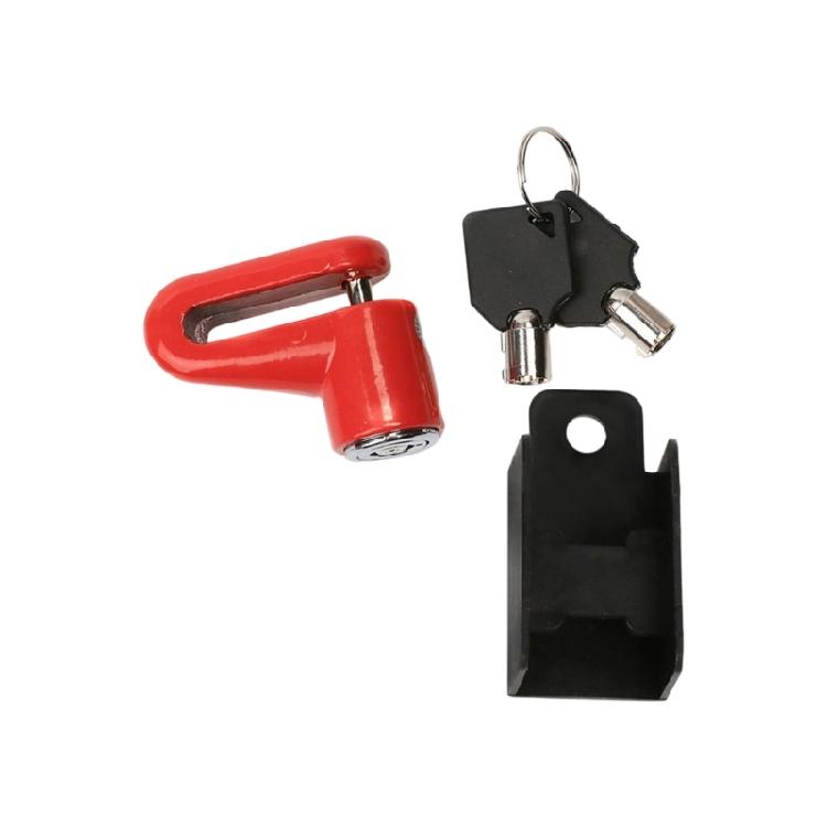 Mountain Bicycles Brakes Padlock Motorcycle Bike AntiTheft Wheel Disc Brakes Lock Safety Disc Wheel Lock with Key