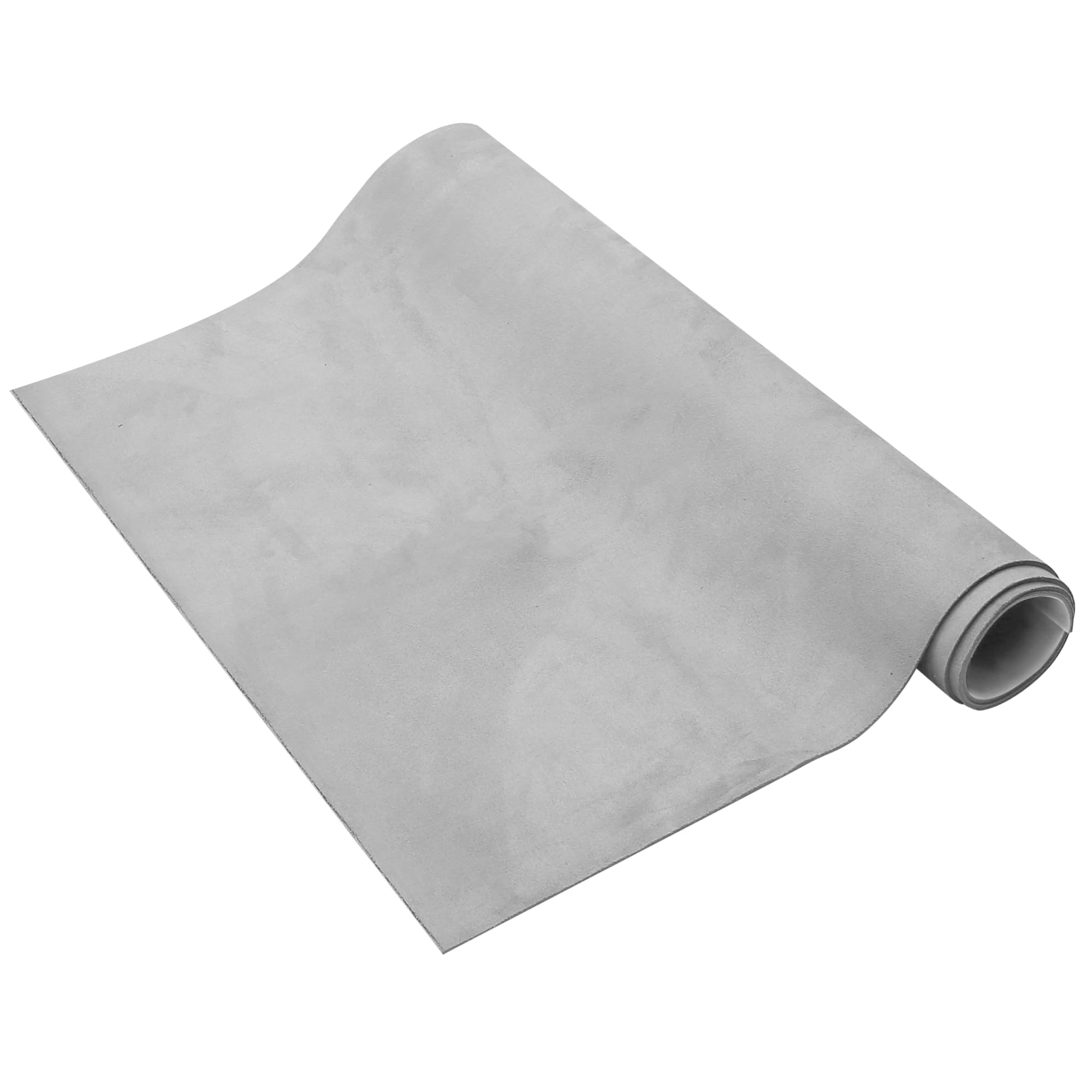 

X AUTOHAUX Замшева тканина для оббивки стелі з поролоновою підкладкою для салону позашляховика Захищає від і DIY ремонт і Темний x Автомобіль, Вантажівка, Будинок на колесах, Оздоблення, Старіння, Пошкодження, сірий колір