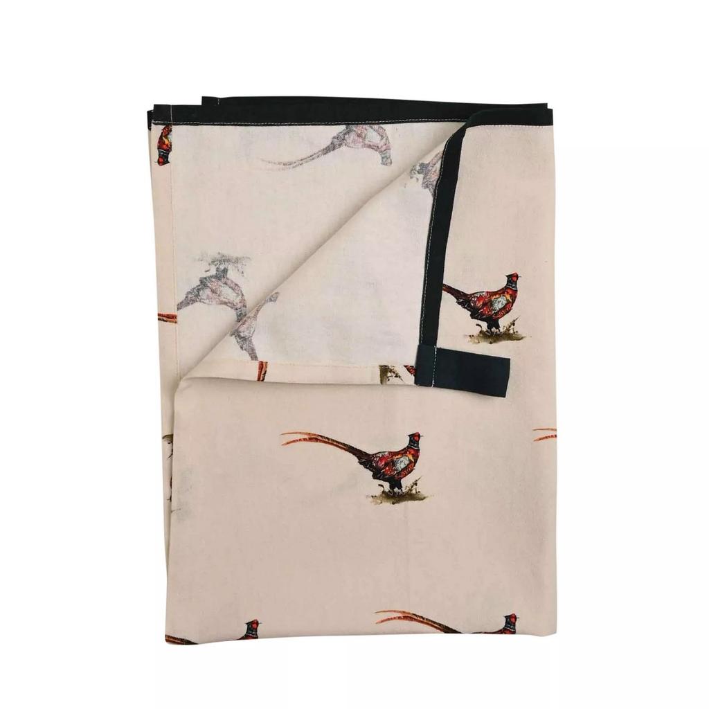 Meg Hawkins Cotton Pheasant Tea Towel