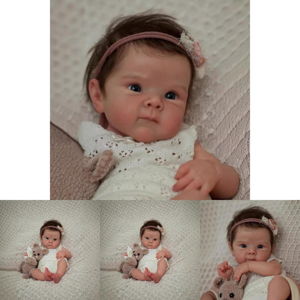 Silicone Reborn Baby Doll With 3d Painted Features For Collectors And Gifts
