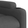 Electric Recliner Chair Dark Grey Fabric