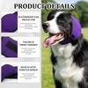 Dog Ear Muffs Noise Protection, Dog Ear Covers for Bath, Grooming, and Swimming, Comfortable Ear Protection for Dogs with Adjustable Fit, Purple,