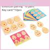 Wooden Emotion Eggs Early Educational Matching Toy For Toddlers And Babies