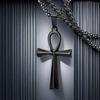 Golden Cross Unisex Titanium Steel Necklace Pendant