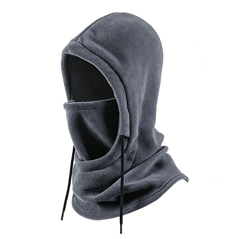 **Winter Warm Hat with Face Mask Men Women Ear Protection Neck Gaiter Windproof Cycling Cold-Proof Balaclava Cap**