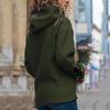Bear Claw Print Long Sleeve Hoodie Bear Claw Print Long Sleeves Women's Hoodie