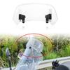 Universal Motorcycle Windshield Extension Adjustable Spoiler Clamp On Windscreen Deflector Wind Protection For Most Motorcycle M