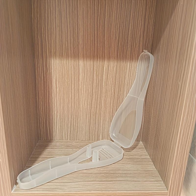 1Pc Travel Accessories Toiletry Organizer Lightweight, Dustproof, Transparent Compact Storage Suitable for Travel Razor and Accessory Storage