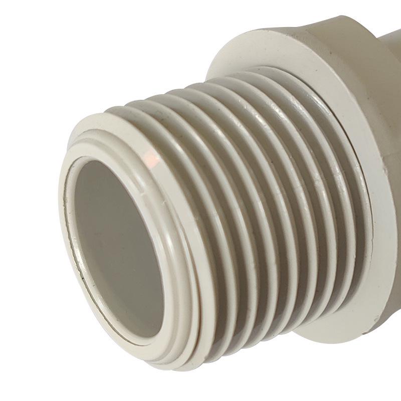 Zhiqi 1044 Universal RO Water Filter Connector: 2-Point Thread to Quick Connect Adapter 2-point