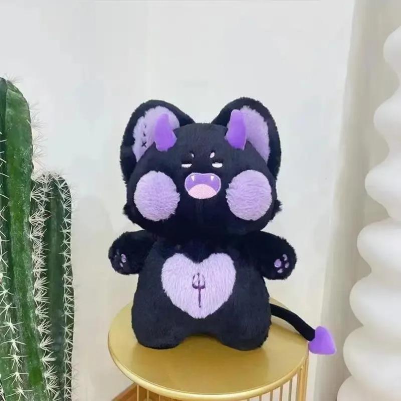 40cm Demon Dudu Meow Plush Toy, Cat Plush Kawaii Toy,Cat Stuffed Animals, Cute Cat Plushies Gift for Girlfriend and Kids