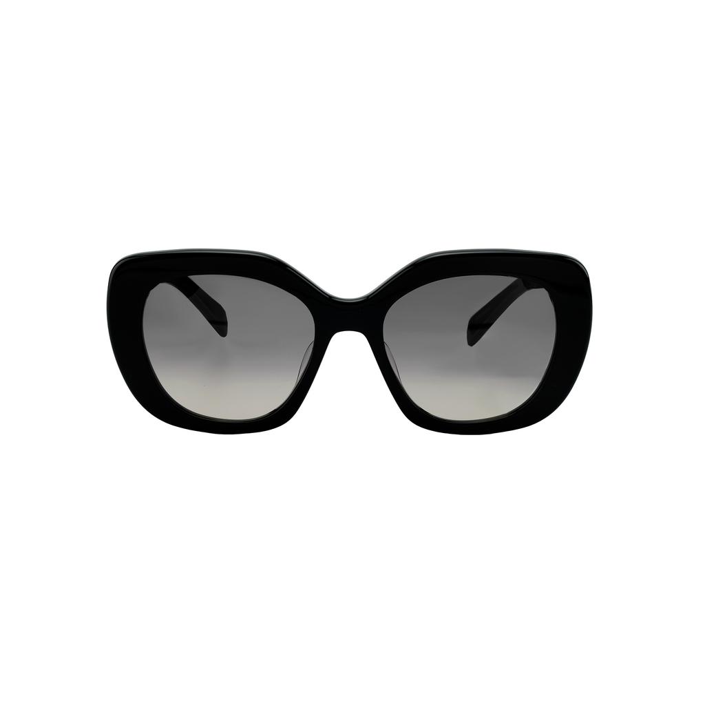 Celine Logo Square Sunglasses Women Sunglasses Black CL40226U5.