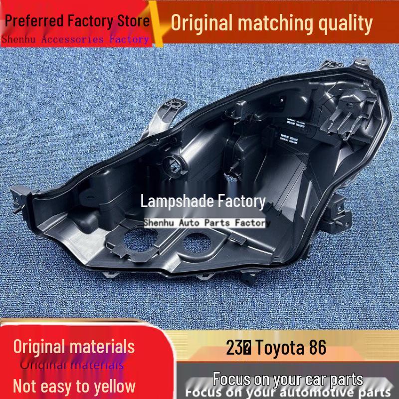 

Toyota 86 Front & Rear Headlight Housing, Black Plastic, 2023 Model Driver Side Front Regular PP