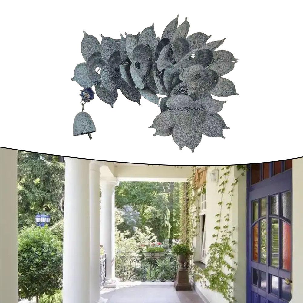 164cm Rain Chain for Rooftop Drainage in For Gardens and Villas Weather Resistant Material Long Lasting Outdoor Use