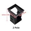 1 Piece DZ47 Miniature Circuit Breaker Panel Buckle 1P 2P 3P 4P Air Switch Buckle Mounting Bracket Fixed Frame Holes