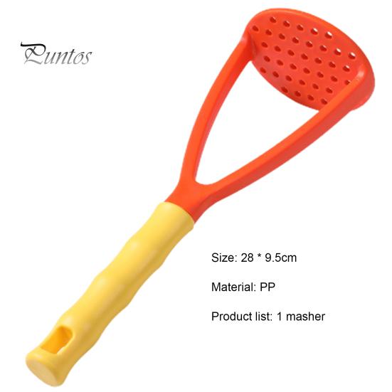 Kartoffelstampfer, robust, antihaftbeschichtet, PP, weicher Griff, Kartoffelpresse, Zerkleinerer für die Küche