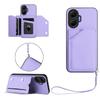For Xiaomi Redmi Turbo 4 Pro 5G Case Card Holder Kickstand Skin-Touch Phone Cover with Wrist Strap