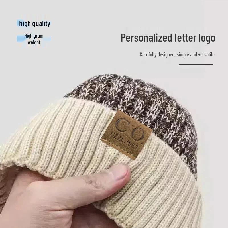 Unisex Winter Woolen Hats - Thick, Warm, Knitted for Outdoor Versatility and Style