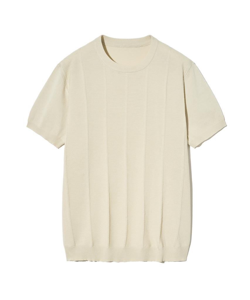 IRONYPORNO WHITELINE 86-Iroj050 Bold Stripe Round Knit 4 Colors