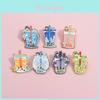 Trendy Anime Pearl Milk Tea Cup Brooch Colorful Metal Pin Stylish Accessory For Fashion Enthusiasts