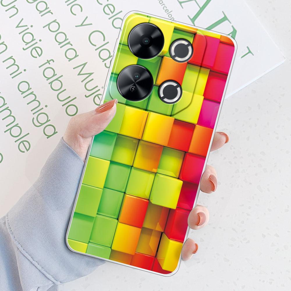 For Itel P65 Case Back Cover For Itel P65 P671L 2024 Shockproof Clear Soft Silicone Phone Case for ITEL P65 P 65 ITELP65 Coque