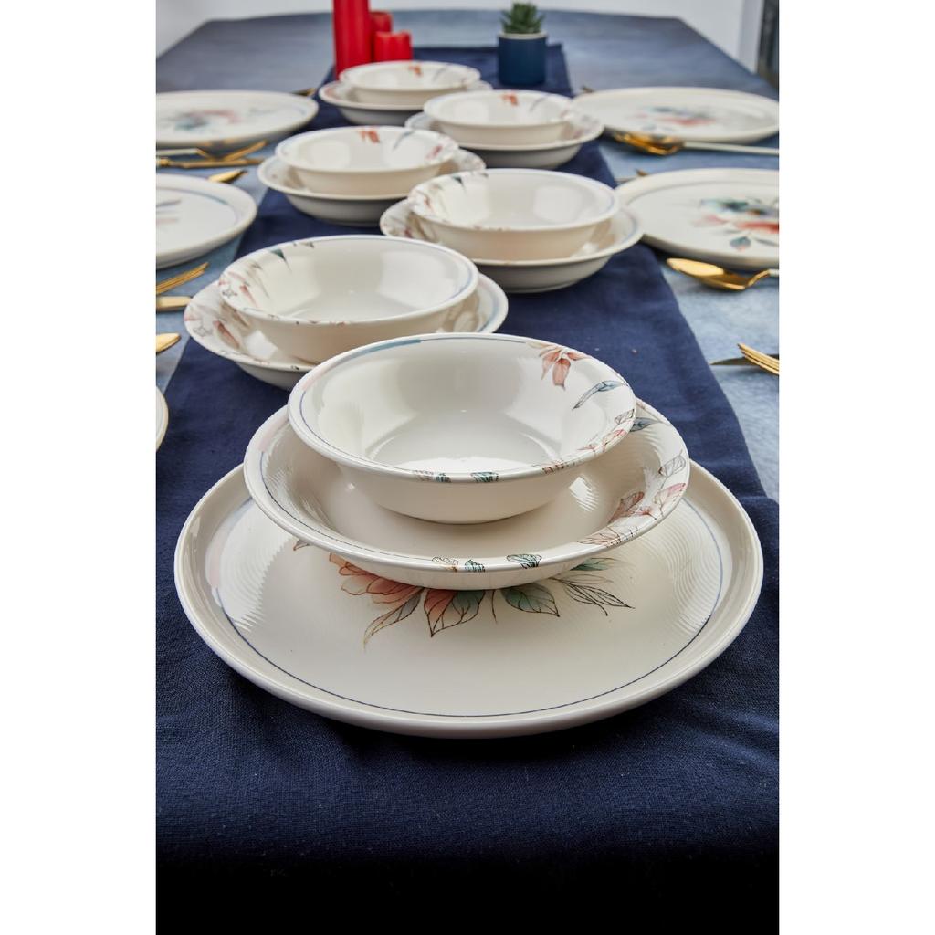 Set de cină Chakra Luxury Relief 24 piese pentru 6 persoane