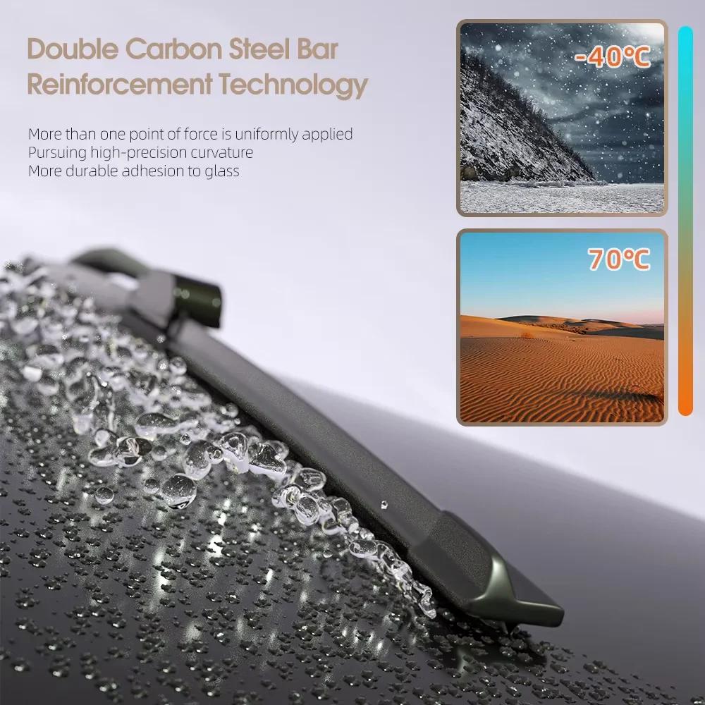 Wiper Blades For Geely Monjaro KX11 2026 2026 Front Window Wiper Blade Set Auto Accessories Fifth generation silent upgrade
