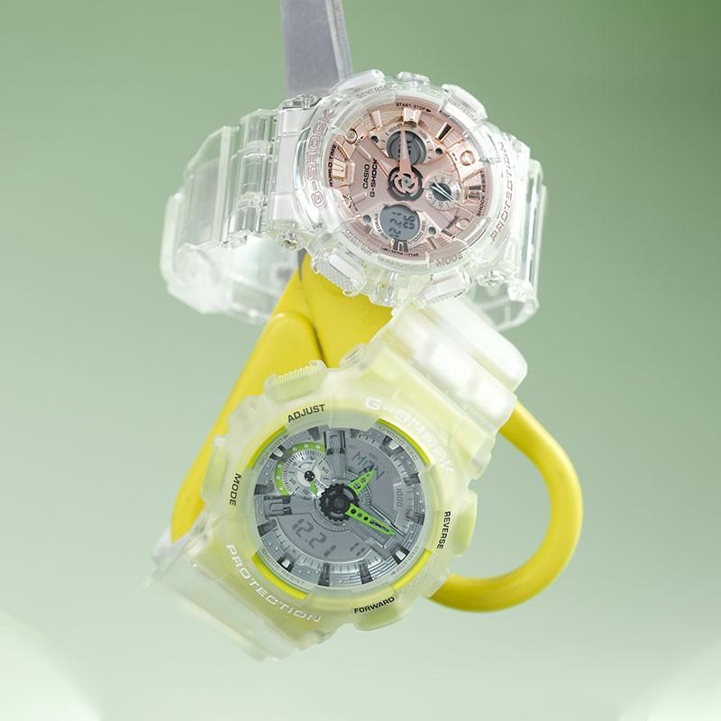 Casio watch series-GAGMA fashionable and energetic street quartz movement resin strap Japanese and Korean watch same style GA-110LS-7AGMA-S120SR-7A