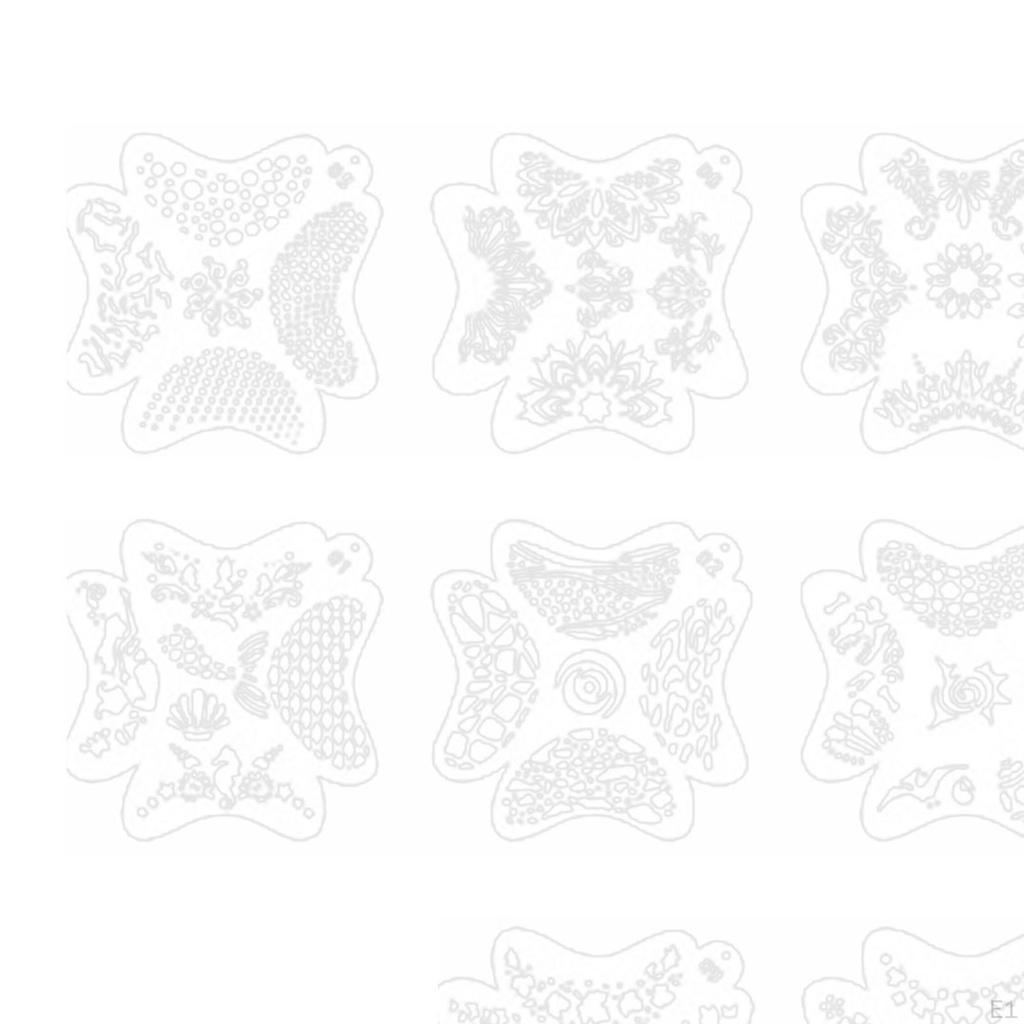 Face Stencils Kit Soft Tracing for Carnivals Halloween Holiday Style A