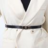 Elegant Solid Color Waistband PU Leather Belt for Women Multiple Occasion Suitable Jeans Pants Waist Strap Decorative