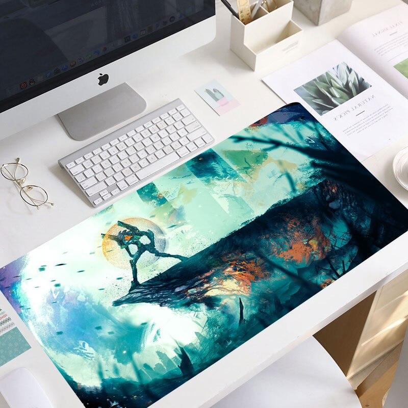 Mouse Pad Evangelion Logo Computer Laptop Anime Keyboard Mouse Mat Large Mouse Pad Gamer Mouse Pad Keyboard Laptop Mouse Pad Mat