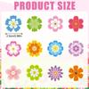 500 Pcs Spring Summer Flower Stickers Colorful Floral Self-Adhesive Decals Flowers Theme Label Sticker For School Classroom Kids